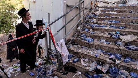 Tragedia por una avalancha en la fiesta ultraortodoxa del Lag Baomer, en Israel