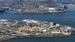 Vista del recinto penitenciario de Rikers.