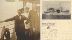Arturo Garc�a Lagares, en una im�gen hasta ahora in�dita del enfermero mar�timo. Vecino de A Coru�a, el �ltimo�vapor en el que estuvo enrolado fue el �rbita.�Es la primera fotograf�a suya que encuentra la familia de este deportado asesinado en 1941 en Austria