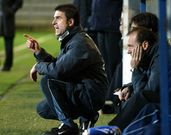 Arconada, en A Malata en el banquillo de la Real Sociedad B. 