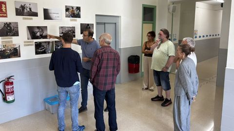 Equipo directivo y docente, con los profesores visitantes