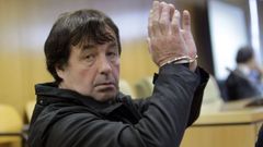 Jaime Giménez Arbe, conocido como «El Solitario», durante un juicio en la Audiencia Provincial.