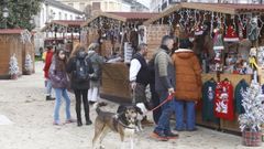 Varios de los puestos del Nadalmente Lucense