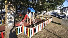 El parque infantil Rosala de Castro (en la imagen) ser uno de los que se renueve, junto con el Flix Rodrguez de la Fuente