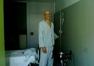 El deportista de Ortigueira, durante su estancia en el Chuac.