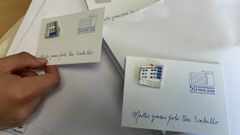 El pin conmemorativo por los 50 a�os del Marcide