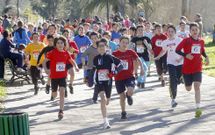 La competici�n a pie se disput� a lo largo del paseo mar�timo de Barra�a. 