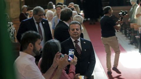 El capitn de barco Mario Alejandro Camacho Vidal, uno de los nuevos cofrades