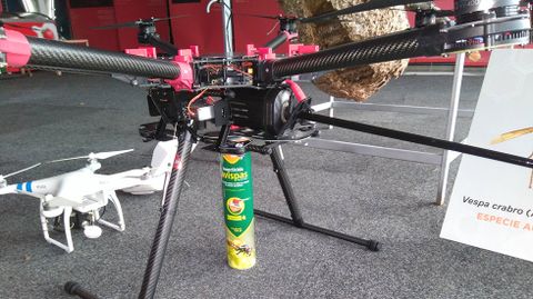 El dron para luchar contra la avispa asi�tica