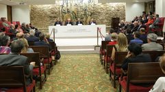 Presentaci�n na Academia Galega da biograf�a de Carlos Casares publicada por La Voz