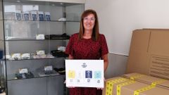 Montse Gonz�lez, directora de Correos Fisterra