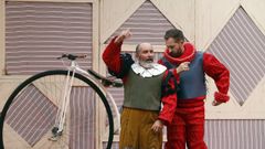 Pedras de Cart�n nunha das s�as pezas. Hoxe a compa��a estar� en Malpica