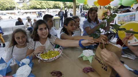 Mercado Semente en el Obelisco  