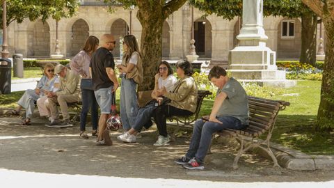 Día caluroso en Lugo