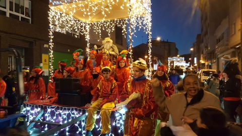 Desfile en Sarria