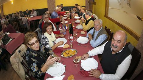 Comida de Reyes para  los mayores de Rianxo