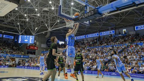 Brankovic en una acci�n ofensiva ante el Joventut