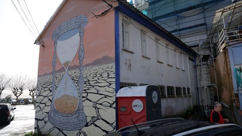 Mural en Boiro