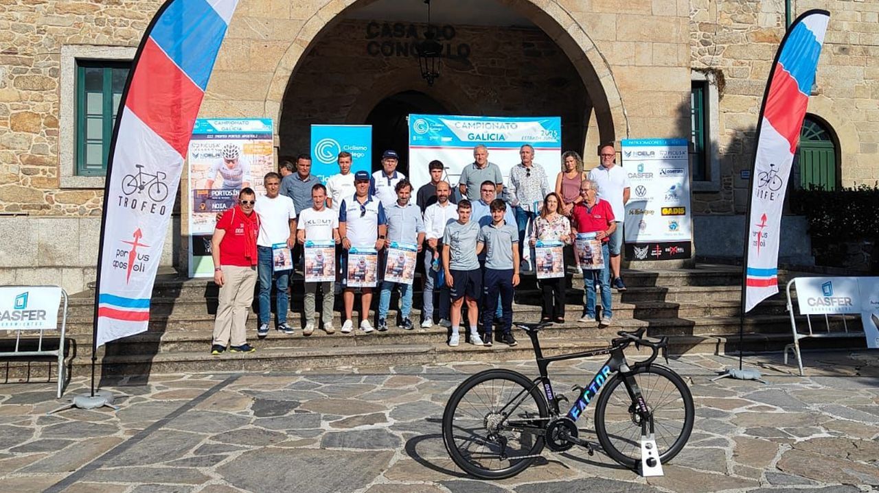 Portosín y Noia reúnen a las promesas del ciclismo gallego