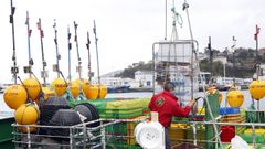 Los autores del texto de opini�n que ilustra esta imagen reivindican los derechos de pesqueros espa�oles y de otros pa�ses que hist�ricamente faenan en caladeros brit�nicos, como este de Celeiro