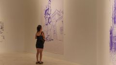 La exposicin se Diego Beyr en Ourense es la primera del artista en Galicia.
