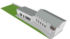 Recreaci�n del edificio, una vez que se habilite el nuevo espacio