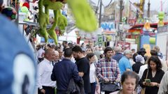 Foto de archivo de ambiente en la zona portuaria de Burela durante las fiestas del a�o pasado