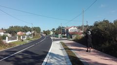 Senda peatonal entre Xornes y Bu�o, en Malpica