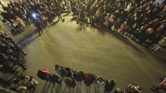 Concentraci�n de repulsa por el asesinato de Clara Mar�a Exp�sito
