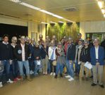 Foto de familia de los expertos que visitaron la central pontesa