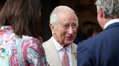 El rey Carlos III, en un acto ayer 22 de julio 