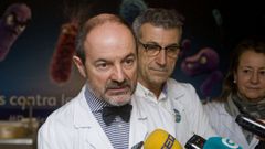 En la foto, Enrique M�guez durante la presentaci�n de una campa�a en el Chuac