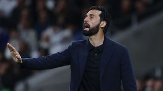 �lvaro Arbeloa, durante el partido entre el Real Madrid y el Elche disputado en el Santiago Bernab�u.