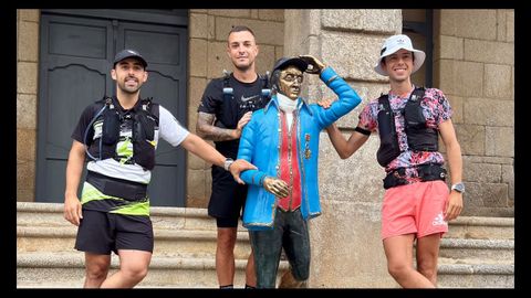 Ayer a primera hora, antes de la salida desde Ribadeo