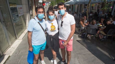 Turistas cuentan su experiencia en Lugo y c�mo adoptan las medidas contra el covid-19