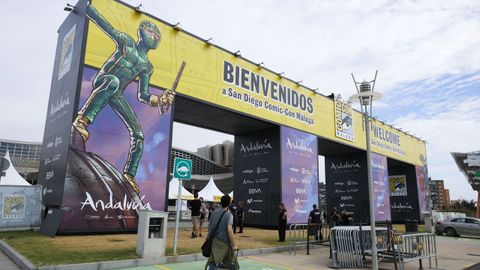 Puerta principal de la Comic Con de M�laga