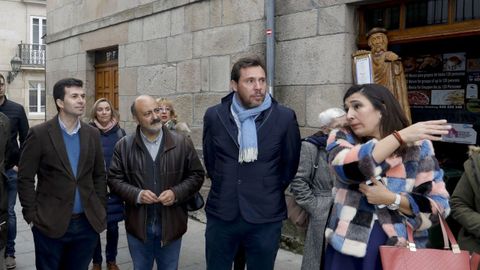 scar Puente, durante una visita a Sarria en el 2017.