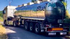 Cisterna para el abastecimiento de agua en Ribadavia.