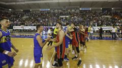 Duelo de ascenso en el Pazo.La emoci�n se desbord� cuando el COB certific� su regreso a la LEB Oro