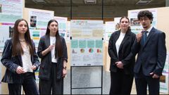 J�lia Carnerero, Marta P�rez Pita, Ariadna Rusu y Aleksandr Mkrtychyan