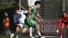 Partido entre el Castilla y el Racing de Ferrol