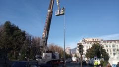 Nueva c�mara para controlar el tr�fico en el centro de Oviedo