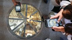 El interior de la Sagrada Familia, visto desde la Torre de Jes�s