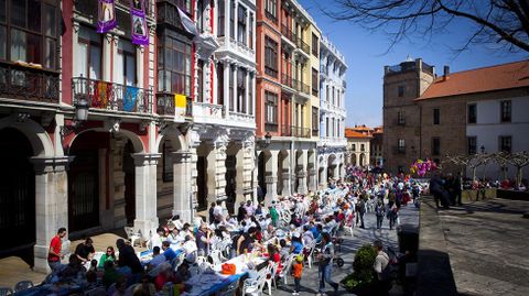 Comida en la calle de Avilés