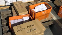 Los certificados para las mesas del referendo incautados