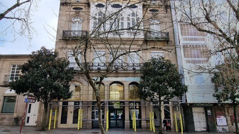 La sede de Afundación Abanca es uno de los inmuebles que se utilizan y se conservan.