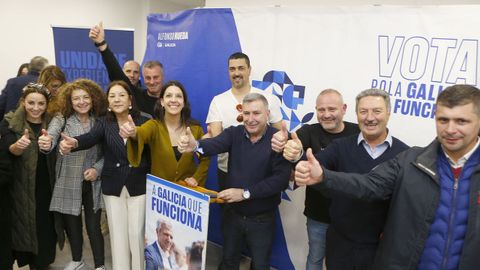 Celebracin en la sede del PP.