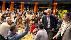 Rueda durante una fiesta en la Irmandade Galega en Suiza, en el 2023.