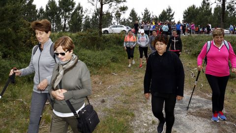 Andaina solidaria Congalsa POR EL MONTE DE A CUROTA