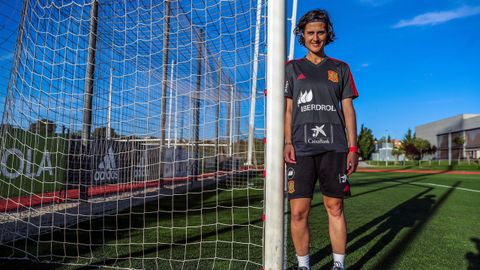 La segunda entrenadora de la selecci�n de Espa�a de f�tbol femenino, Montse Tom�